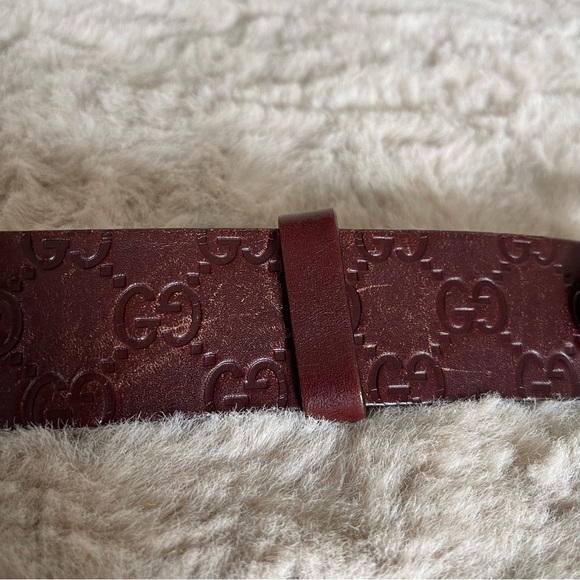 Gucci Square GG Leather Belt - Picture 6 of 14